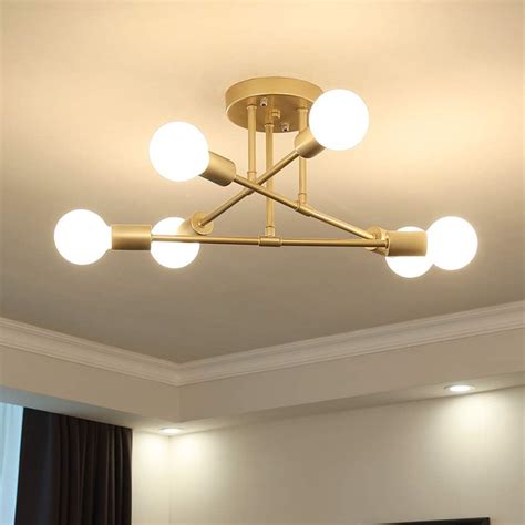 He Shop Modern Simple Ceiling Light Bedroom Living Room Kitchen Metal