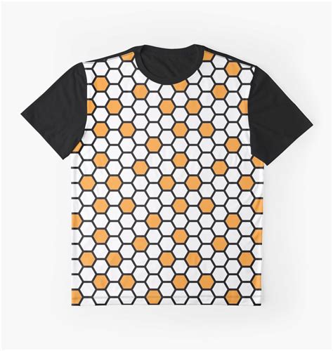 'White and orange honeycomb pattern' by mrhighsky | Honeycomb pattern, Pattern, Pattern s
