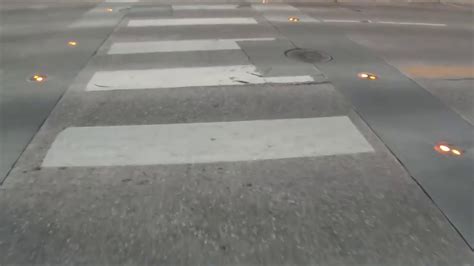 Crosswalk Warning Inpavement Lights Youtube