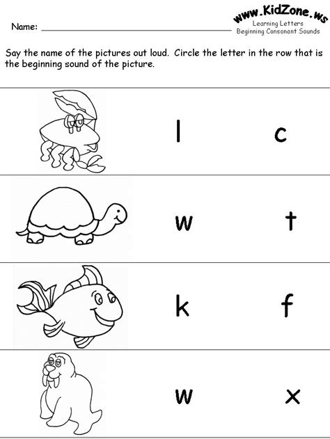 100+ worksheets that are perfect for preschool and kindergarten kids and includes activities like tracing, recognition, dot to dot, missing letters teach kids by having them trace the letters and then let them write them on their own. Beginning Consonants Review Worksheets | Beginning sounds worksheets, Tracing worksheets ...
