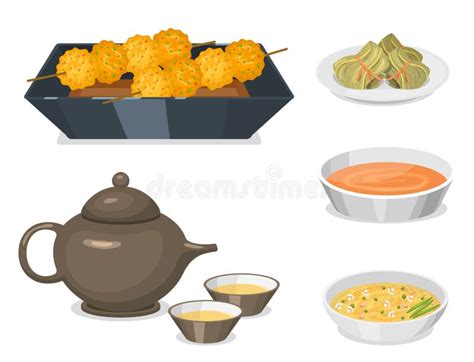 Chinese Tradition Food Dish Delicious Cuisine Asia Dinner Meal China