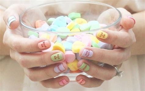 Conversation Heart Nails Pictures Photos And Images For Facebook