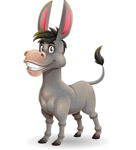 Funny Donkey Cartoon Character Cartoon Rooster Duck Face Cartoon