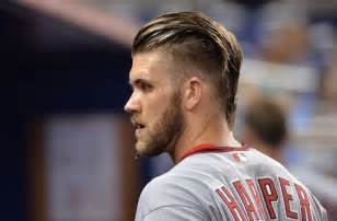 Crew cut with low fade and highlights. bryce harper espn magazine article - Cerca con Google ...