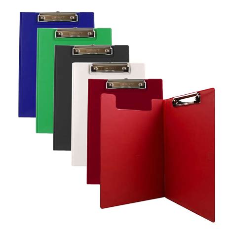 BAZIC A4 Size PVC Clip Folder W Low Profile Clip Bazic Products