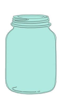 10 refill designs printed on glossy. Jar pattern. Use the printable outline for crafts ...