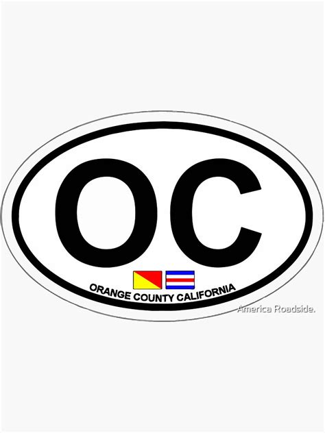 Orange County California Sticker For Sale By Ishore1 Redbubble