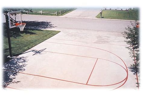 Basketball Court Stencil Kit Bear Playgrounds