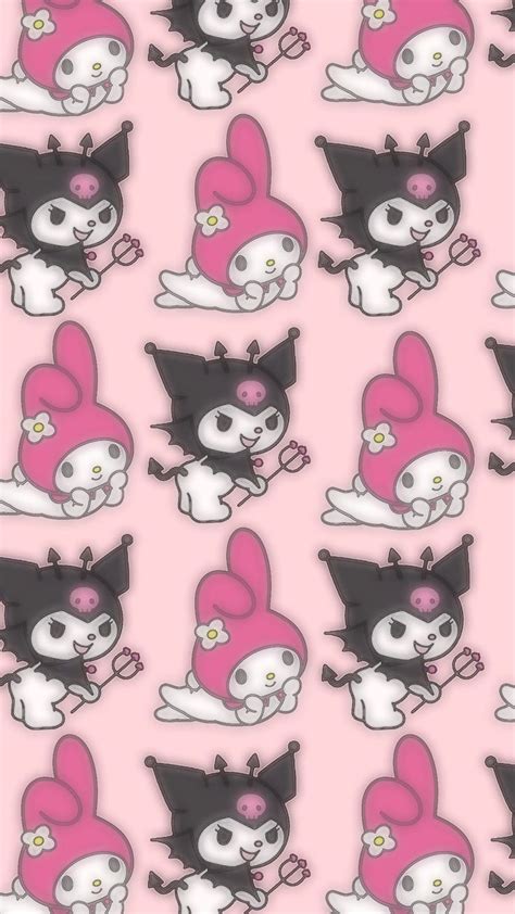 My Melody And Kuromi ~complete~ 💗my Melodykuromi Wallpapers💔 Hello