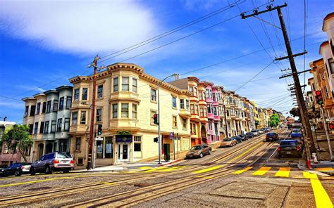 Street In San Francisco On A Sunny Day Day City Hd Wallpaper Pxfuel