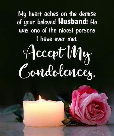 60 Sympathy Messages For Loss Of Husband Wishesmsg