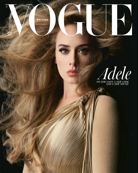 Adele Covers Both American And British Vogue Complete With Two Separate
