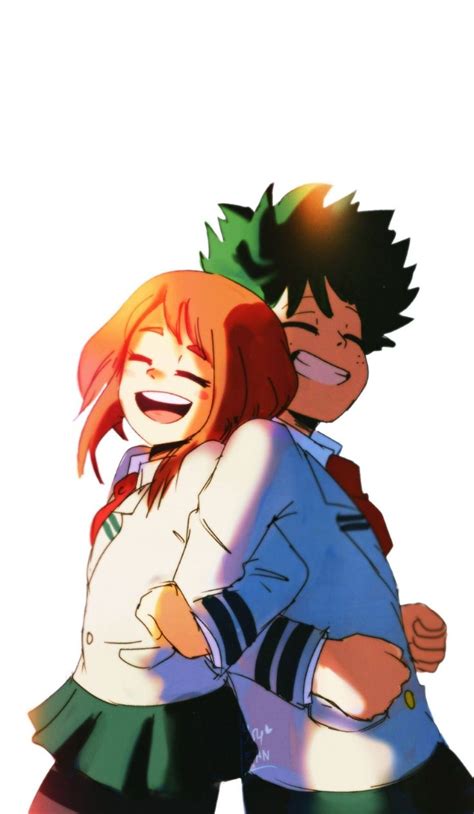 Izuocha Anime Hug My Hero Academia