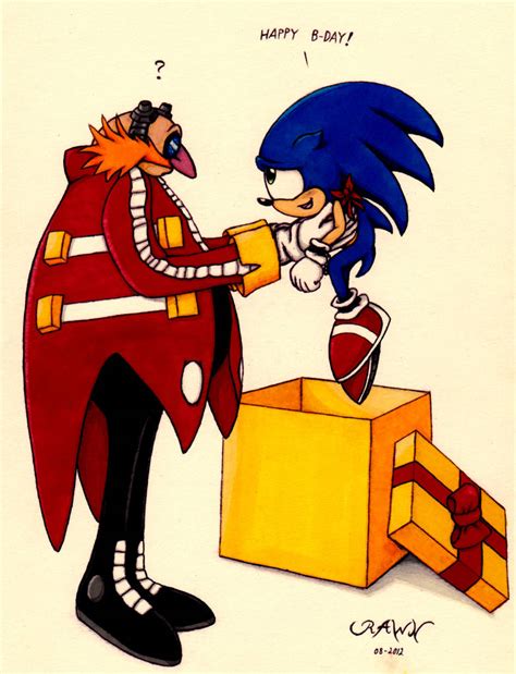 Eggman And Sonic Happy B Day By Rawn89 On Deviantart