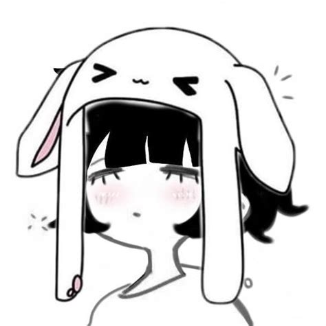 Bunny Hat Short Hair In 2021 Matching Pfp Anime Bunny