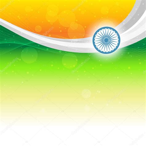 Beautiful Indian Flag — Stock Vector © Pinnacleanimate 8593952