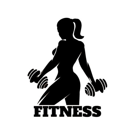 Physical Fitness Fitness Centre Silhouette Woman Dumbbell Png