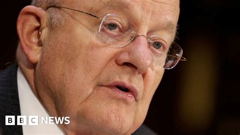 Chief Us Spy James Clapper Denies Trump Leak Claim Bbc News