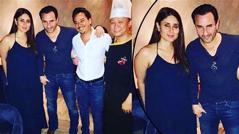 Pregnant Kareena Kapoor With Hubby Saif For Romantic Dinner Date Youtube