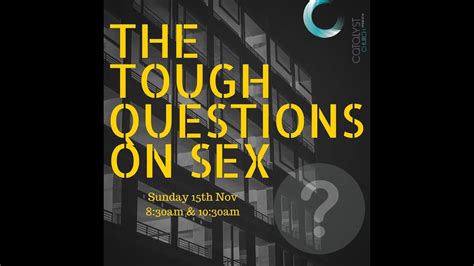 the tough questions on sex panel discussion youtube