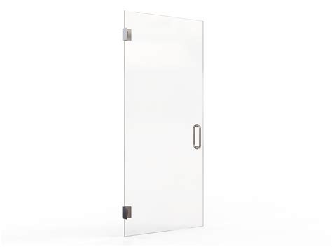 Celesta Frameless 38 Inch Glass Swing Shower Door Basco Shower Doors