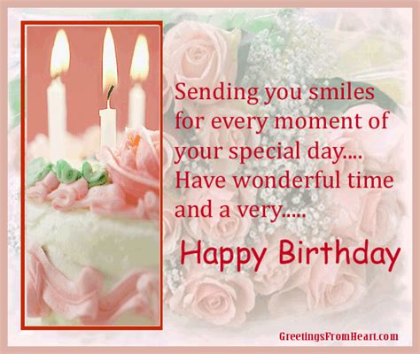 Happy Birthday Sending You Smiles For Every Moment Of Your Special Day Pictures Photos And