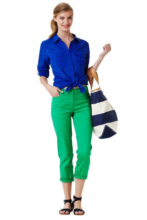 Bright Green Eva Capri Pants Casual Outfits Casual Fashion Fashion