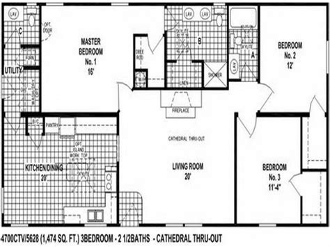 Double Wide Mobile Home Floor Plans Bestofhouse Can Crusade