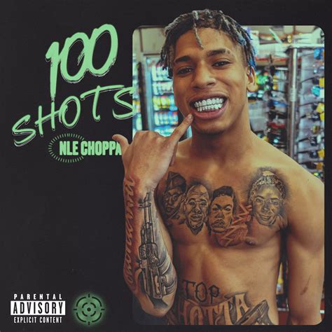 Nle Choppa 100 Shots Album Cover Poster Lost Posters