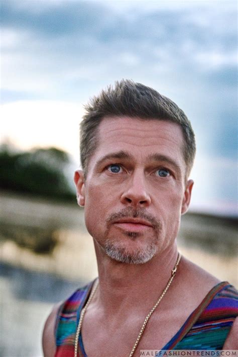 Brad Pitt Para Gq Style Magazine Summer 2017 Por Ryan Mcginley Cabello De Brad Pitt Brad Pitt