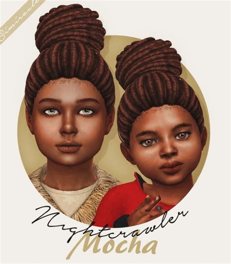 Nightcrawler Mocha Hair Kids And Toddlers At Simiracle Sims 4 Updates