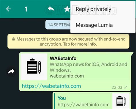 Whatsapp Rolls Out Private Reply Feature With The Latest Android Beta