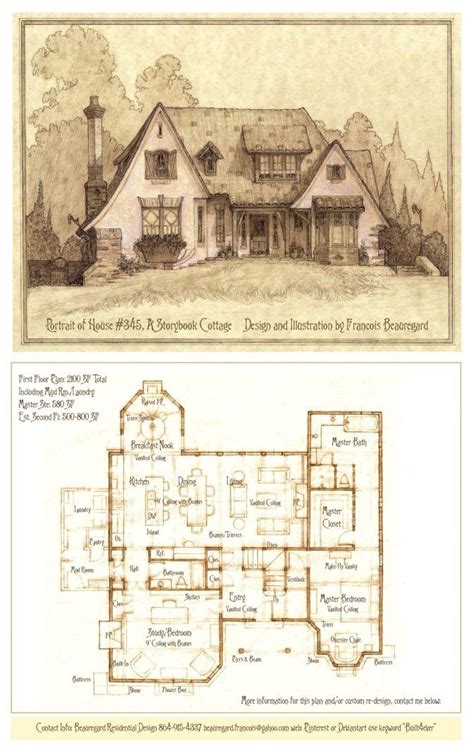 Fairy Tale Cottage House Plans Small Modern Apartment