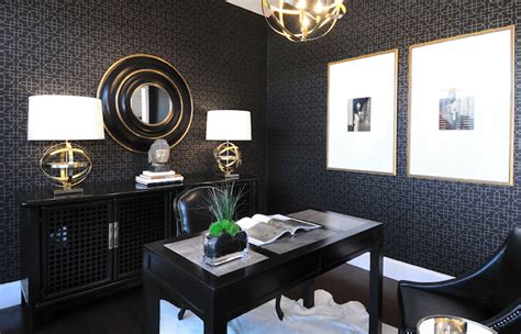 See more ideas about home office design, office design, design. Black And Gold Office - Design, decor, photos, pictures ...