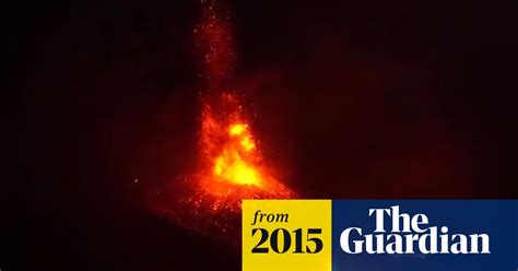Indonesias Mount Raung Volcano Erupts Video World News The Guardian