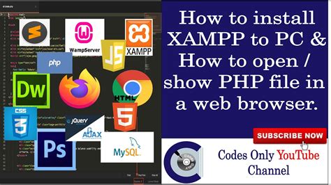 How To Install Xampp And How To Openshow Php File In A Web Browser
