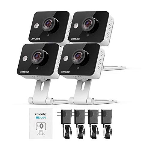 Zmodo Wireless Security Camera 4 Pack Smart Hd Wifi Ip Cameras With