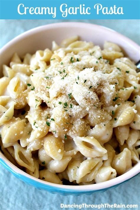 Creamy & tasty, but healthy. Creamy Garlic Pasta | Recipe (With images) | Creamy garlic ...