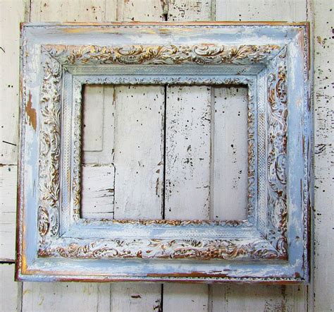 Wood distressed frame wall hanging large ornate vintage hand | Etsy | Distressed picture frames ...