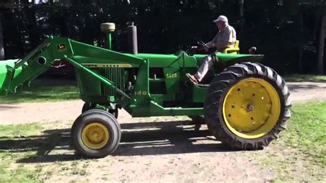 1969 Deere 4020 Diesel Tractor With 148 Loader Youtube