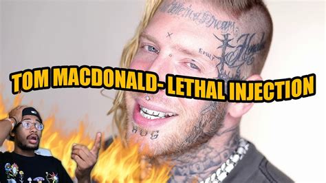 Tom Macdonald Lethal Injection Mac Lethal Diss First Time Reaction Youtube