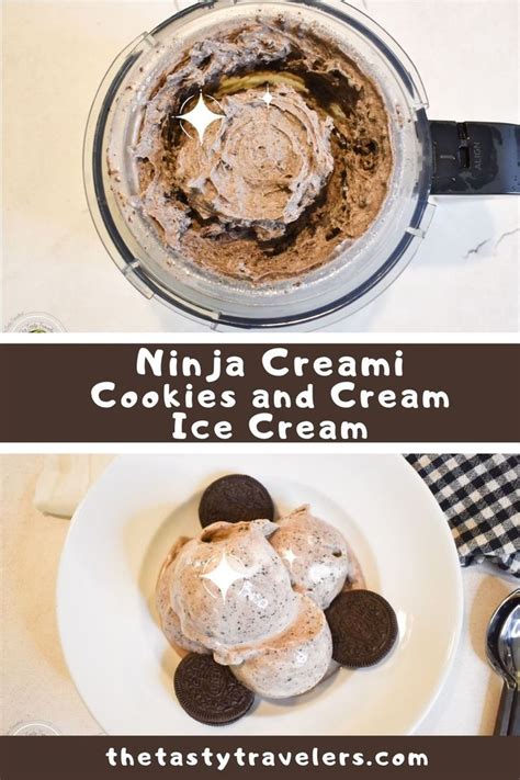 Ninja Creami Cookies And Cream Ice Cream Recipe Healthy Ice Cream Recipes Cookies And Cream