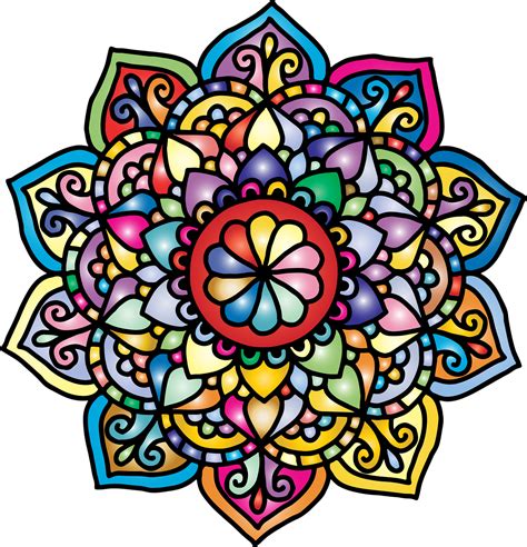 Mandala Florecer Floral Gráficos Vectoriales Gratis En Pixabay Pixabay