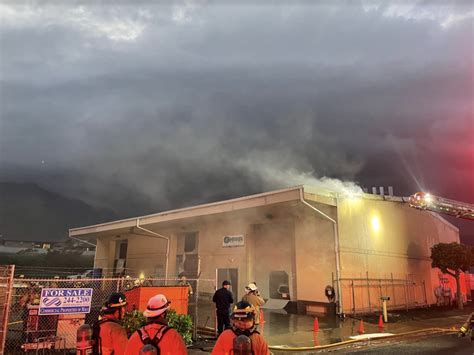 Update Cause Of Waikapū Warehouse Fire Is Undetermined Damages