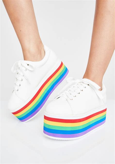 Pure Taste My Rainbow Platform Sneakers | Platform sneakers, Sneakers, Platform shoes sneakers