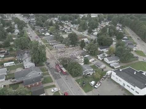 Aerial Video Shows Evansville Homes Damaged After Deadly Explosion Video