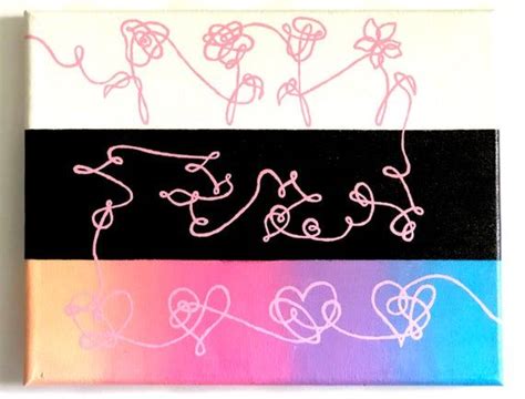 Bts Love Yourself And Sunset Silhouette 8x10 Acrylic Paintings Hand