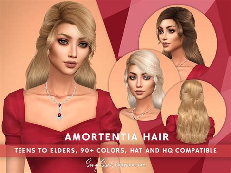 The Sims Resource Sonyasims Amortentia Hair Adults