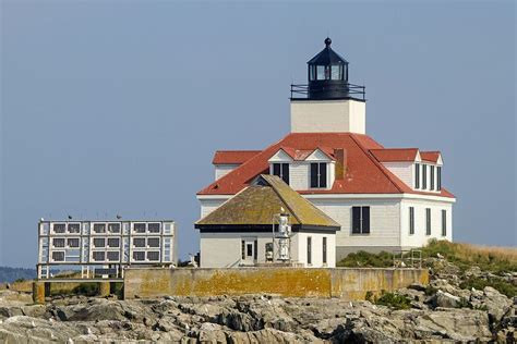 Egg Rock Lighthouse Winter Harbor Maine Lighthouse Maine