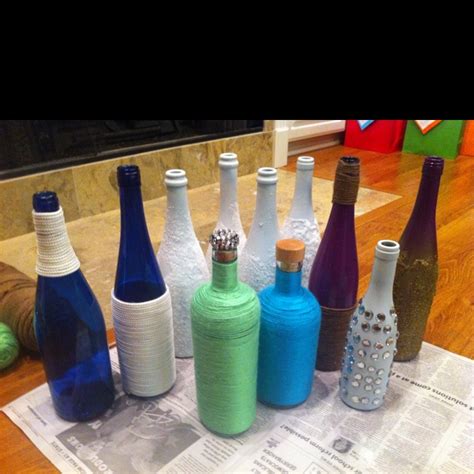 Fun With Wine Bottles Bottle Crafts Wine Bottle Crafts Cool Diy